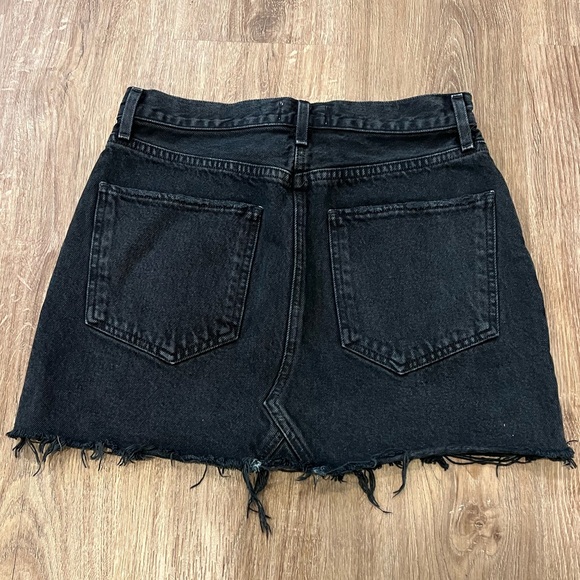 AGOLDE Quinn High Rise Black Mini Skirt - Picture 7 of 9